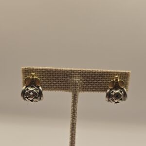 Saint By Sarah Jane Silver and Gold Earrings